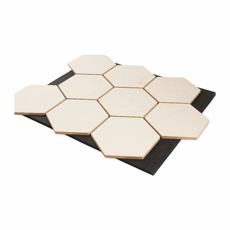 Geometric Acoustic Wall Tiles Tech Wood Finish best