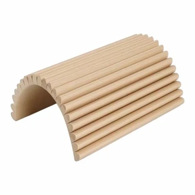 Stěnový panel s žebrovanou drážkou Flexibilní konstrukce z MDF