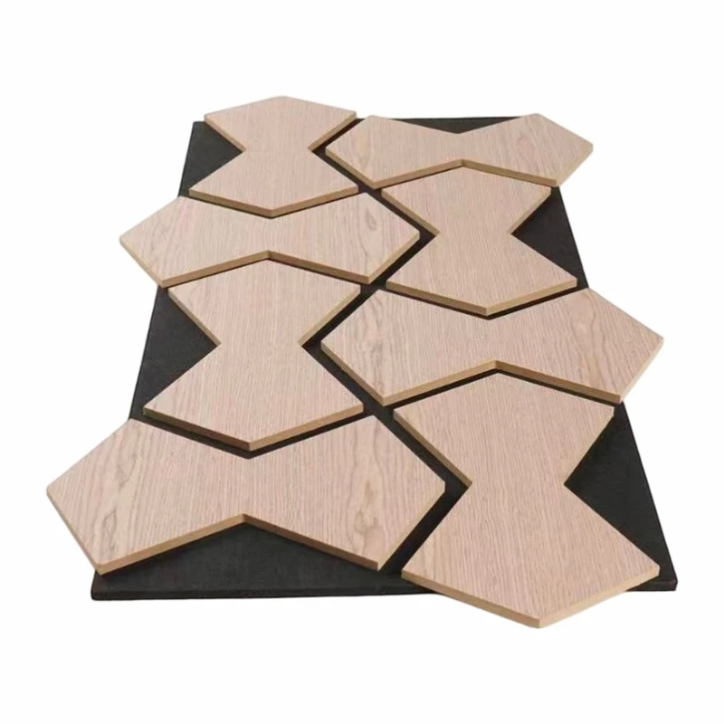Tech dřevěné dýhové akustické panely 3D obklady